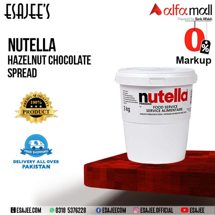 Nutella Hazelnut Spread Food Service Tub 3Kg