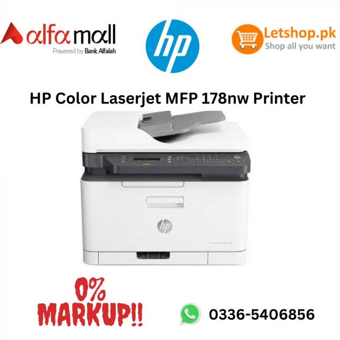 Printer HP Color Laser MFP 178nw - Plaza IT