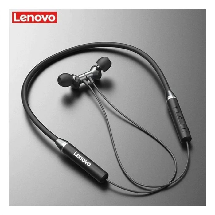 Lenovo HE05 Wireless Bluetooth Headphones Sport Earphones Magnetic Headset  Bluetooth earphone - ON INSTALLMENT