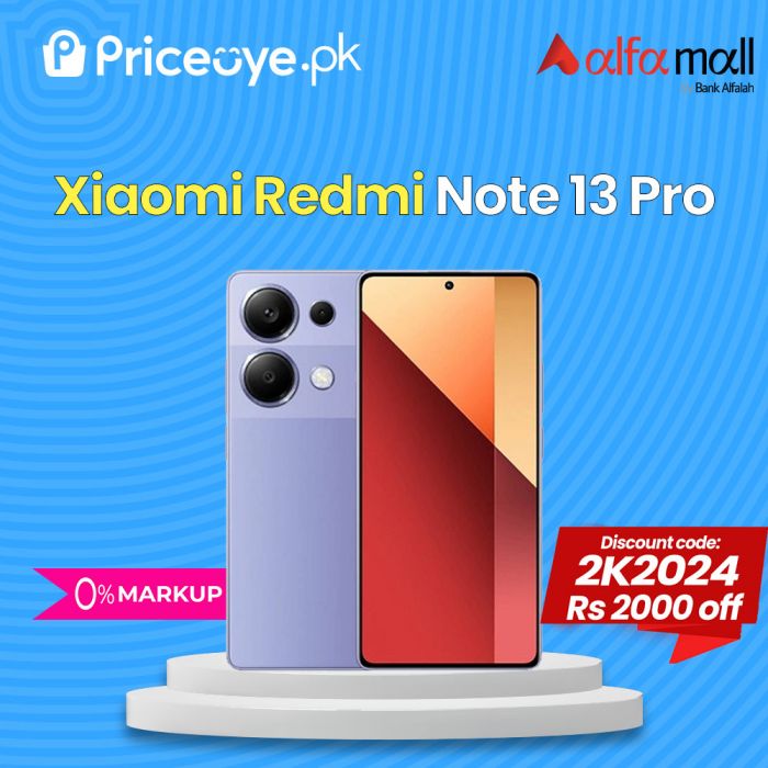 Redmi Note 13 Pro (12GB - 512GB) Price in Pakistan –