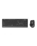 A4Tech 2.4G QuietKey Desktop Set (FGS1035Q) Grey With Free Delivery On Installment By Spark Technologies.