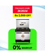 Glam Gas C/R Black Forest (Gas) 34” Cooking Range With Official Warranty Upto 12 Months Installment At 0% markup