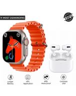 I20 Ultra Max Suit Ultra Smart Watch With 7 Straps + Airpods Pro + 49mm Jelly Watch Case All In One Box + On Installment