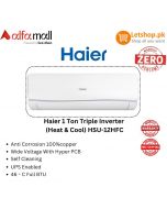 Haier 1 Ton Triple Inverter (Heat & Cool) HSU-12HFC | On Installments | With Free AC Insatallation