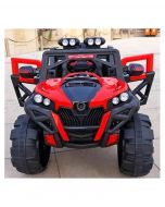 12V Battery Operated Ride On Jeep For Kids With 6 Motors – Red
