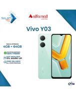 Vivo Y03 4GB RAM 64GB Storage On Easy Installments (Upto 12 Months) with 1 Year Brand Warranty & PTA Approved with Free Gift by SALAMTEC & BEST PRICES