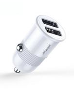 Joyroom 3.1A Dual Port Smart Car Charger White (C-A06) - Non Installments - ISPK-0146