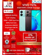 VIVO Y27S (8GB+8GB EXTENDED RAM & 128GB ROM) On Easy Monthly Installments By ALI's Mobile