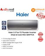 Haier 1.5 Ton T3 Thunder Inverter   (Heat & Cool) HSU-18HFTCA | On Installation | WIth Free AC Installation
