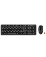 A4Tech Wireless Desktop Silent Click Option (3330N / 3330NS) Black With Free Delivery On Installment By Spark Technologies.