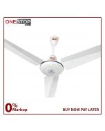 GFC Ceiling Fan 48 Inch Karachi Model High quality paint for superior finishing Energy Efficient Electrical Steel Sheet and 99.9% Pure Copper Wire Brand Warranty - Installment