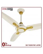 GFC Ceiling Fan 56 Inch Superior Model High quality paint for superior finishing Energy Efficient Electrical Steel Sheet and 99.9% Pure Copper Wire Warranty - Installment