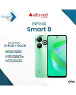 Infinix Smart 8 3GB RAM 64GB Storage On Easy Installments (12 Months) with 1 Year Brand Warranty & PTA Approved With Free Gift by SALAMTEC & BEST PRICES