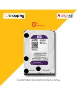 WD Purple 4TB SATA Surveillance Internal Hard Drive (WD40PURZ) - On Installments - ISPK-0153