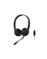 A4Tech USB Stereo Headset (HU-8) Black With Free Delivery On Installment By Spark Technologies.