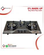 Mehran 3 burner - table top gas cooker gas stove - For home use-FANCY BURNER -HEAVY GRILL Instalment