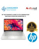 HP 15S-FQ5098TU 12th Gen Core i5-1235U, 8GB DDR4, 512GB SSD, Intel Iris Xe Graphics, 15.6" FHD, Windows 11 Home, Silver (1Year Official Card Warranty)