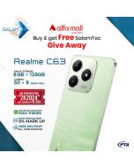 Realme C63 8gb 128gb On Easy Installments (Upto 12 Months) with 1 Year Brand Warranty & PTA Approved with Giveaways by SALAMTEC & BEST PRICES