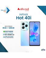 Infinix Hot 40i 8GB RAM 128GB Storage On Easy Installments (12 Months) with 1 Year Brand Warranty & PTA Approved With Free Gift by SALAMTEC & BEST PRICES