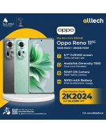 Oppo Reno 11 5G 12GB-256GB | 1 Year Warranty | PTA Approved | Monthly Installments By ALLTECH Upto 12 Months