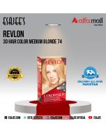 Revlon 3D Hair Color Medium Blonde 74 | ESAJEE'S