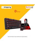 Redragon 4 in 1 Combo Gaming Keyboard Mouse Headset and Pad (K552-BB) - On Installments - ISPK-0145