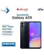 Samsung Galaxy A05 6GB RAM 128GB Storage On Easy Installments 12 Months with 1 Year Brand Warranty & PTA Approved With Free Gift by SALAMTEC & BEST PRICES