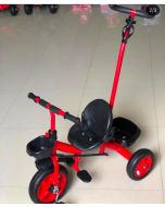 Tricycle Stroller 3 Wheel Pedal Bike Red Handle