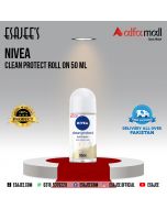 Nivea Deodorant Roll On Clean Protect 50ml | ESAJEE'S