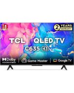 TCL 43 INCHES″ C635 4K QLED 43C635 TV ON INSTALLMENTS 