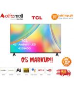 TCL 43 Inches Smart Android TV 43S5400 Android TV| On Installments- Other Bank BNPL