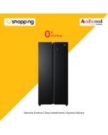 Haier Inverter Side-by-Side Refrigerator 15 Cu Ft Black Metal (HRF-522IBS) - On Installments - ISPK-0148