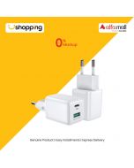 Joyroom 30W Dual Port PD+QC3.0 Fast Charger White (L-QP303) - On Installments - ISPK-0146