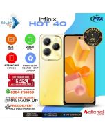 Infinix Hot 40 8gb 256gb On Easy Installments (12 Months) with 1 Year Brand Warranty & PTA Approved With Free Gift by SALAMTEC & BEST PRICES