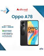Oppo A78 8GB RAM 256GB Storage On Easy Installments (12 Months) with 1 Year Brand Warranty & PTA Approved With Free Gift by SALAMTEC & BEST PRICES