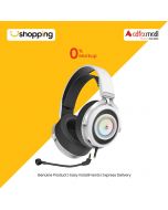 A4Tech Bloody Virtual 7.1 Surround Sound Gaming Headphone White (G535) - On Installments - ISPK-0155