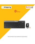 A4Tech Fstyler Bluetooth Keyboard & Mouse Black (FB2535CS) - On Installments - ISPK-0155