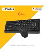 A4Tech Wireless Keyboard & Mouse Combo Black (FG1012S) - On Installments - ISPK-0156