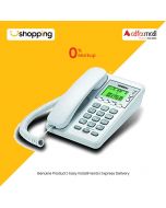 Uniden Corded Landline Telephone White (AS-6404) - On Installments - ISPK-0106