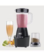 Anex Deluxe Blender Grinder 2 in 1 300W Black (AG-6043) With Free Delivery On Installment By Spark Technologies.