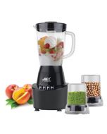 Anex Deluxe Blender Grinder 3 in 1 300W Black (AG-6044) With Free Delivery On Installment By Spark Technologies.