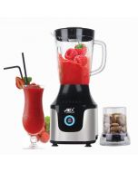 Anex Deluxe Blender Grinder 2 in 1 300W Black & Silver (AG-6045) With Free Delivery On Installment By Spark Technologies.