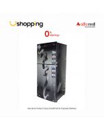 PEL Curved Glass Door Freezer-on-Top Refrigerator 9 Cu Ft Black (PRCGD-2550) - On Installments - ISPK-0101