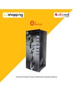 PEL Curved Glass Door Freezer-on-Top Refrigerator 16 Cu Ft Black (PRCGD-22250) - On Installments - ISPK-0148