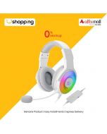 Redragon Pandora 2 Lunar RGB Gaming Headset White (H350) - On Installments - ISPK-0145