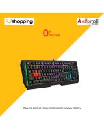 A4tech Bloody Neon Illuminated Gaming Keyboard Black (B135N) - On Installments - ISPK-0156