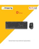 A4tech 2.4G QuietKey Wireless Keyboard Mouse Grey (FGS1035Q) - On Installments - ISPK-0155