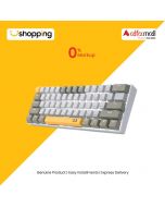 Redragon Lakshmi Mechanical Gaming Keyboard - White & Grey (K606) - On Installments - ISPK-0145