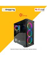 Redragon Wheel Jack 3RGB Fan Mid Tower Gaming PC Case (GC-606)-Black - On Installments - ISPK-0145