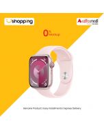 Apple Watch Series 9 Pink Aluminum Case With Sport Band-GPS-41 mm-Light Pink - On Installments - ISPK-0108